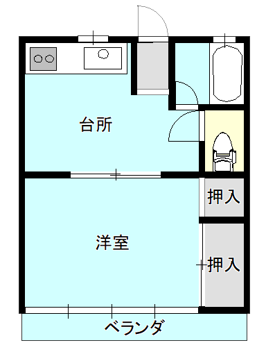間取り（部屋により反転します）