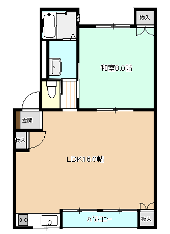 間取り（現況を優先します。部屋により反転します。）